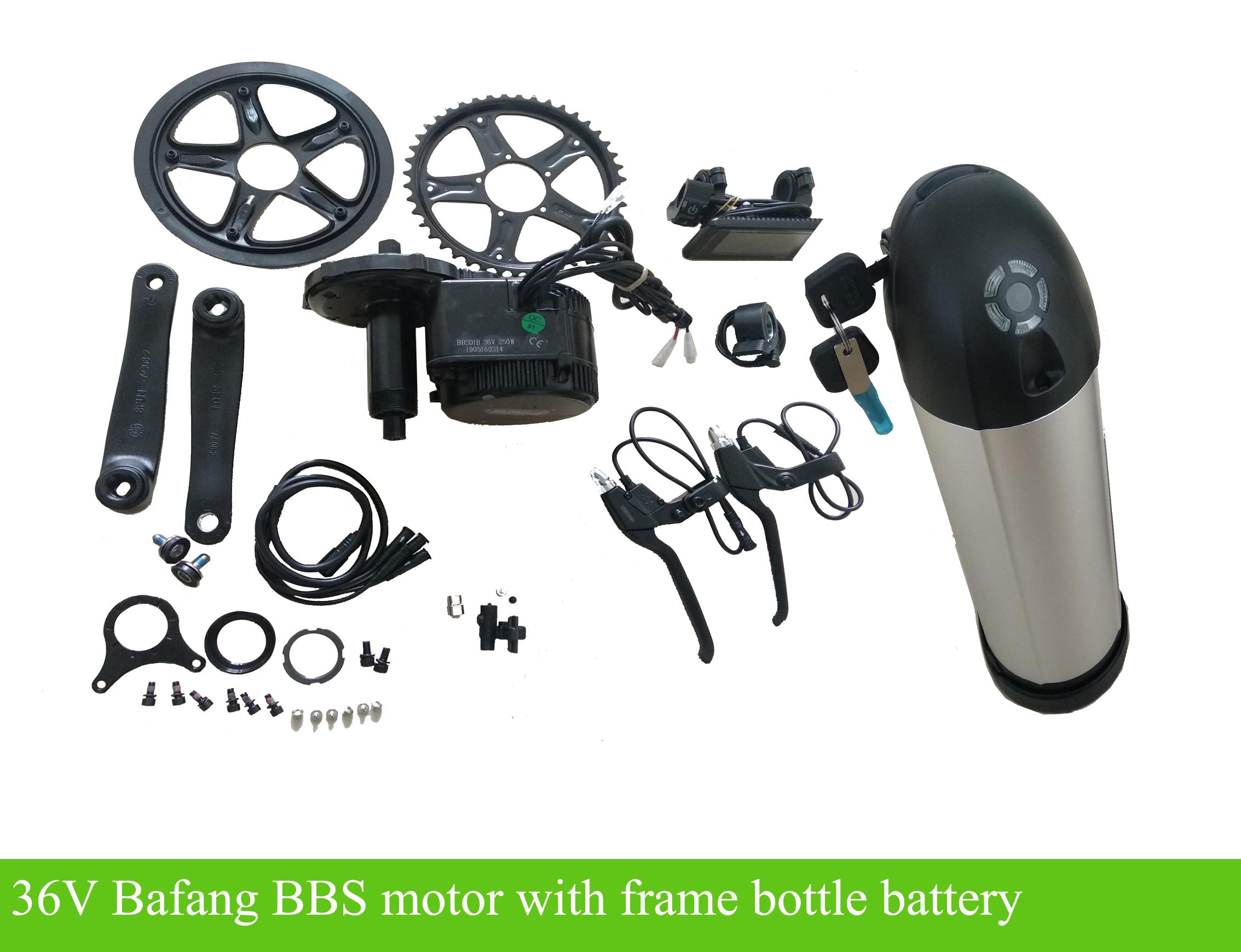 Bafang BBS01B 250W36Vフルセット 36v-bafang-bbs-motor-kit-with-