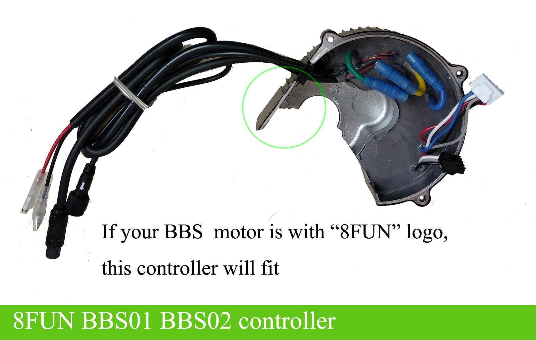 8FUN BBS01 BBS02 48V 750W 500W 36V 500W 350W 250W controller for  replacement-Greenbikekit.com BBS, ebike batteries, Bafang M620, Bafang  M600, Bafang M500, Bafang M510, KT controller with display-GreenBikeKit.com
