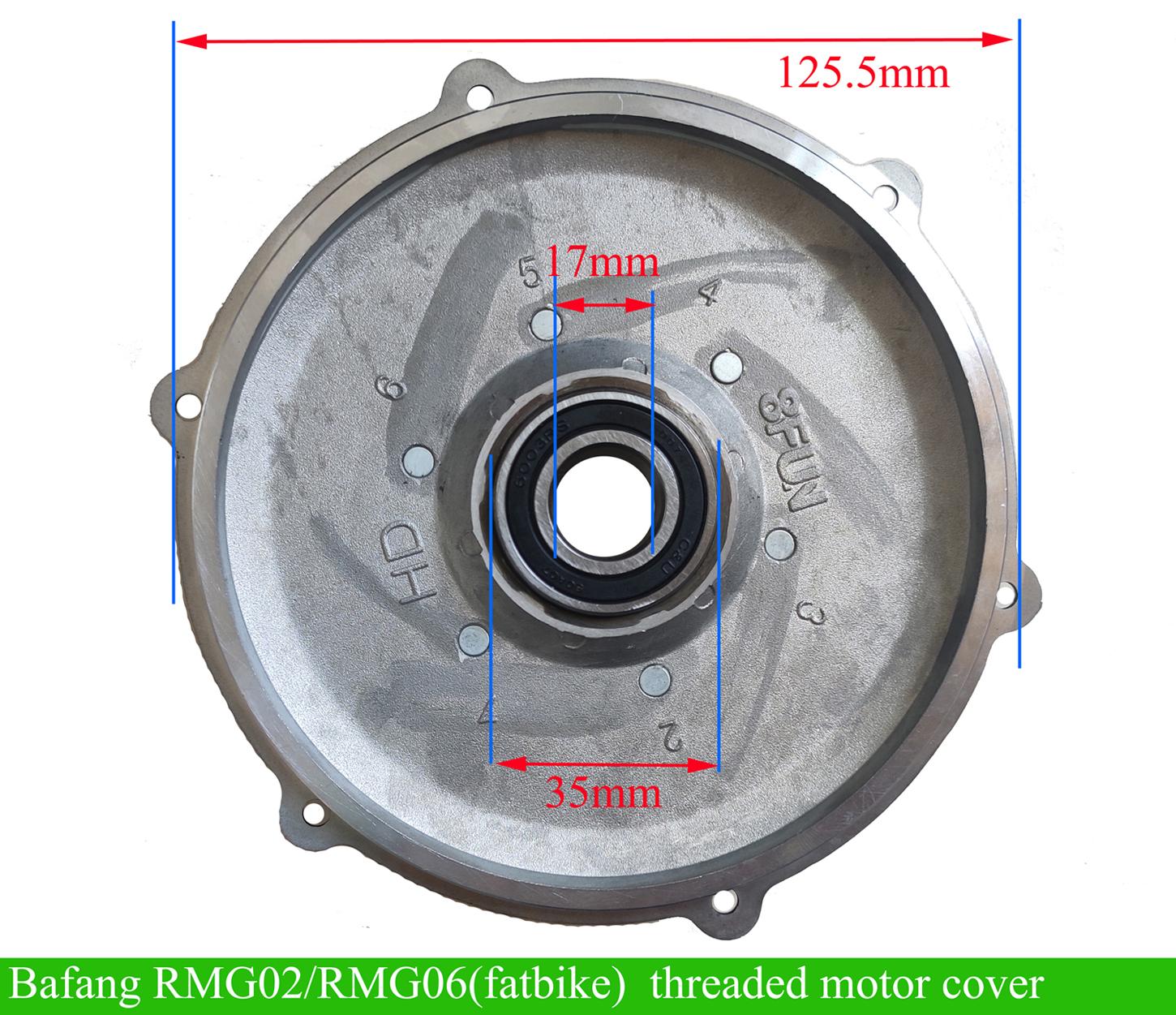 bafang fatbike motor rmg06 or rmg020 motor covers for replacement Greenbikekit