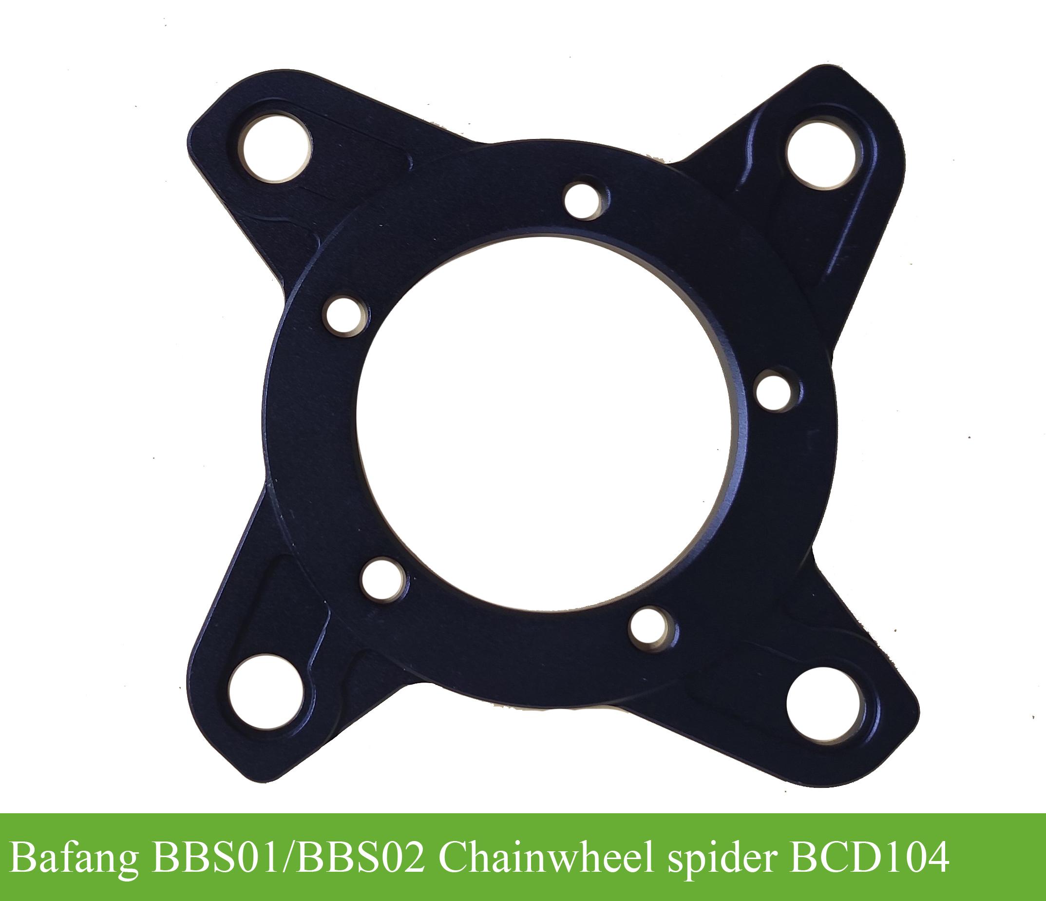 Customized Bbs 104 Bcd Chain Wheel Spider Adapter For 8fun Bafang Mid Drive Bbs0 