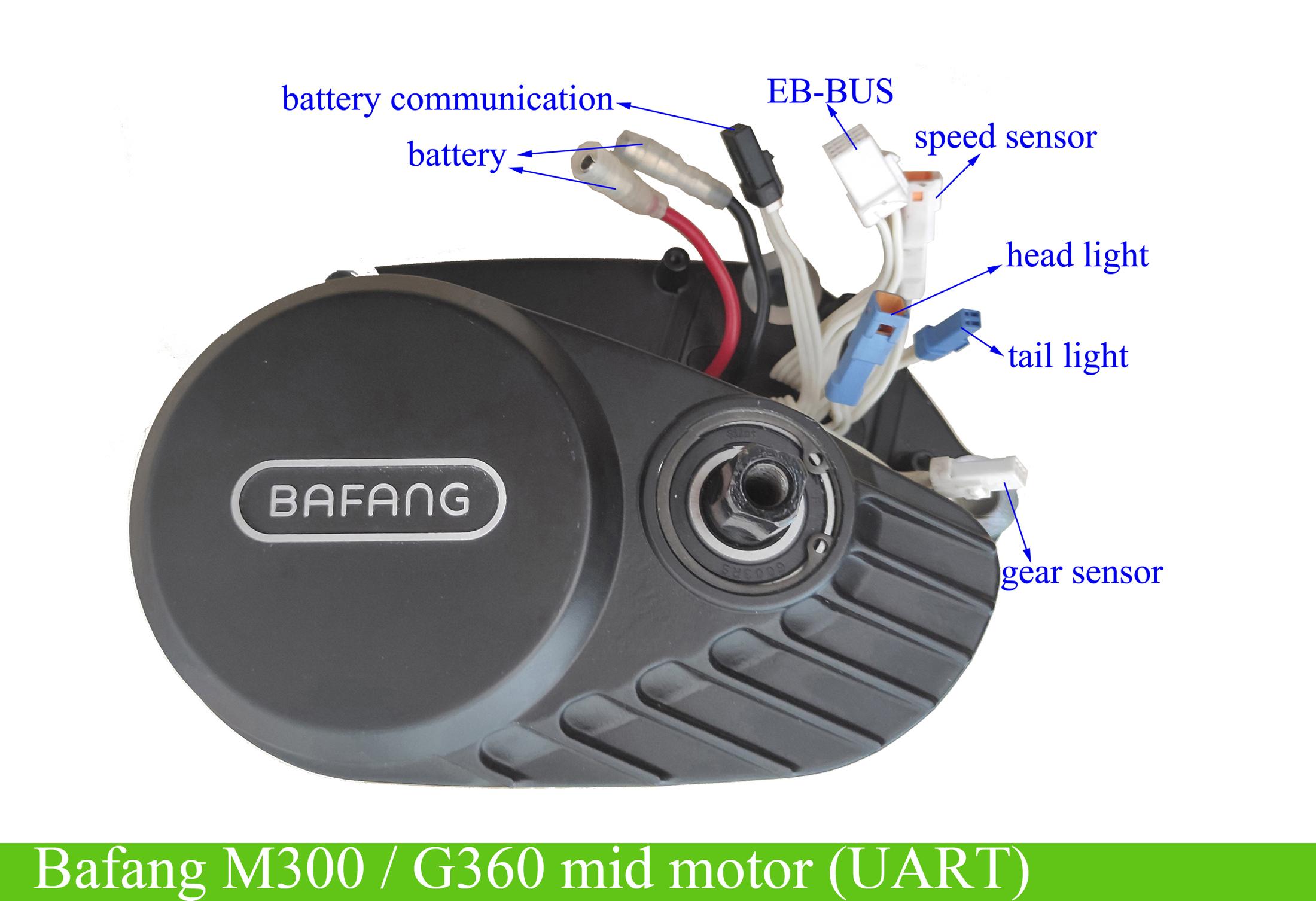 Bafang M300 G360 barebone motor 36V 350W UART -  BBS, ebike  batteries, Bafang M620, Bafang M600, Bafang M500, Bafang M510, KT controller  with display