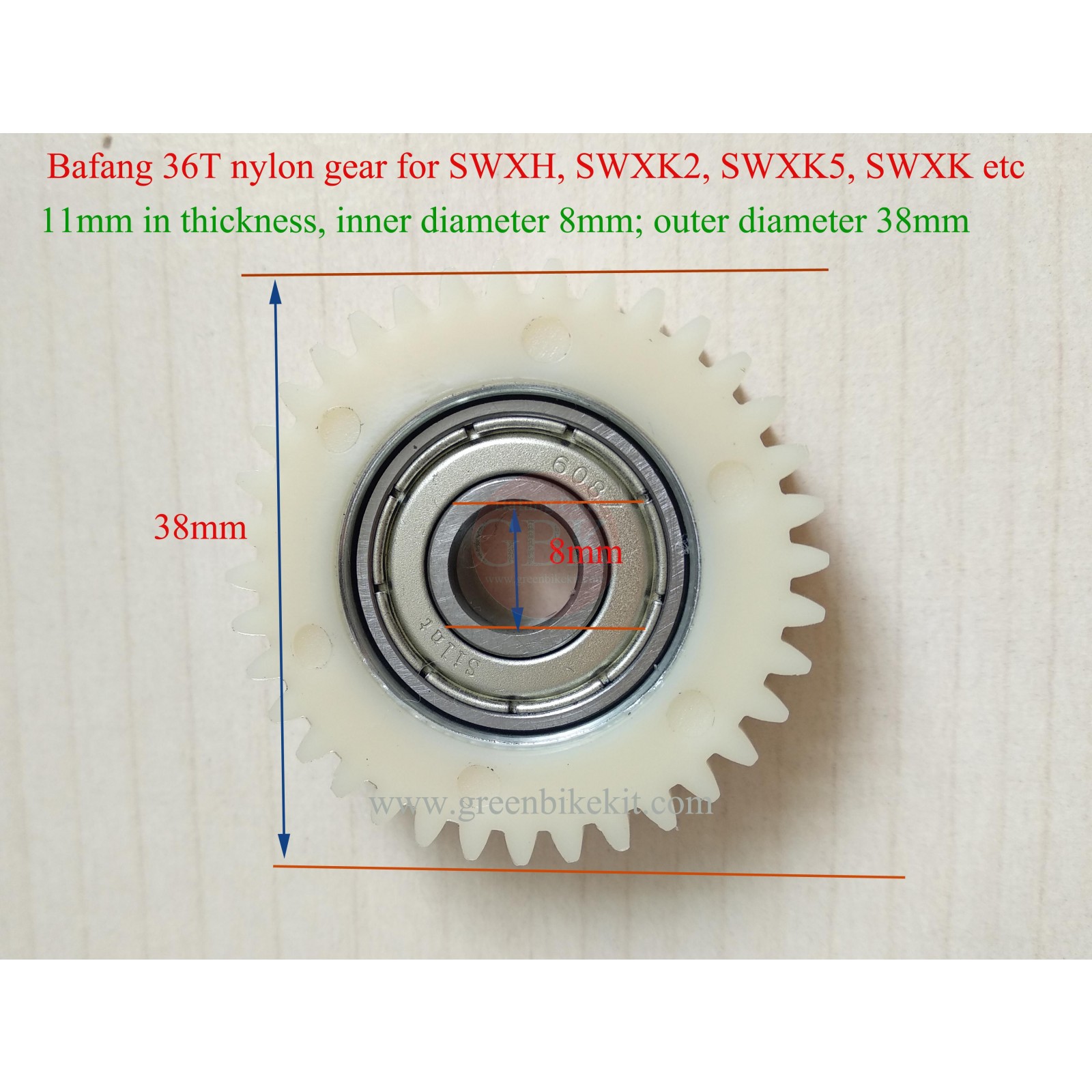 Bafang bldc hub motor nylon gears/plastick for replacement or repair
