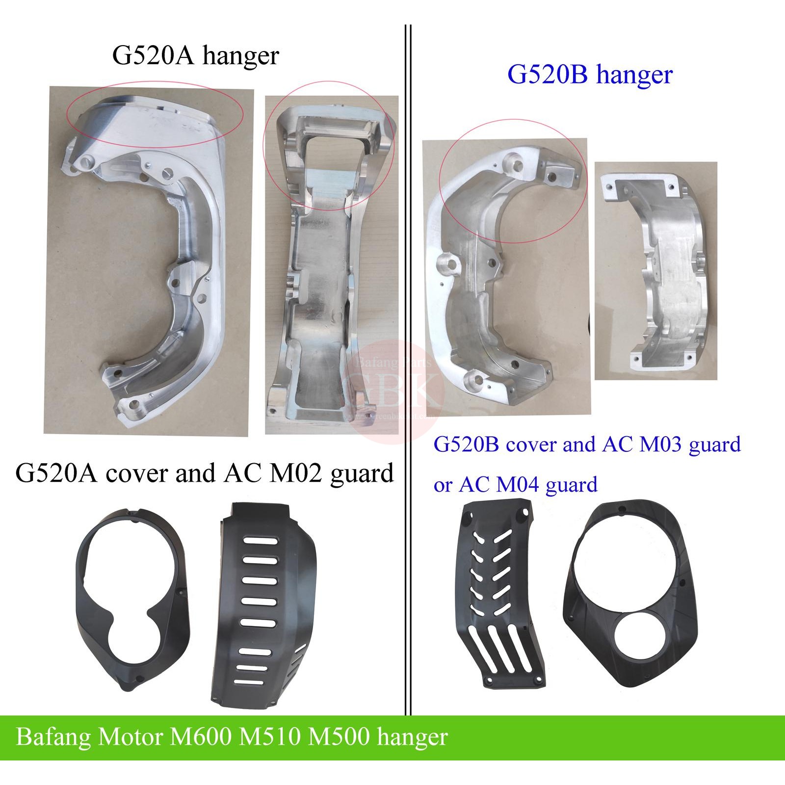 Bafang Ultra motor hanger/ Bafang ultra M620 mounting cradle