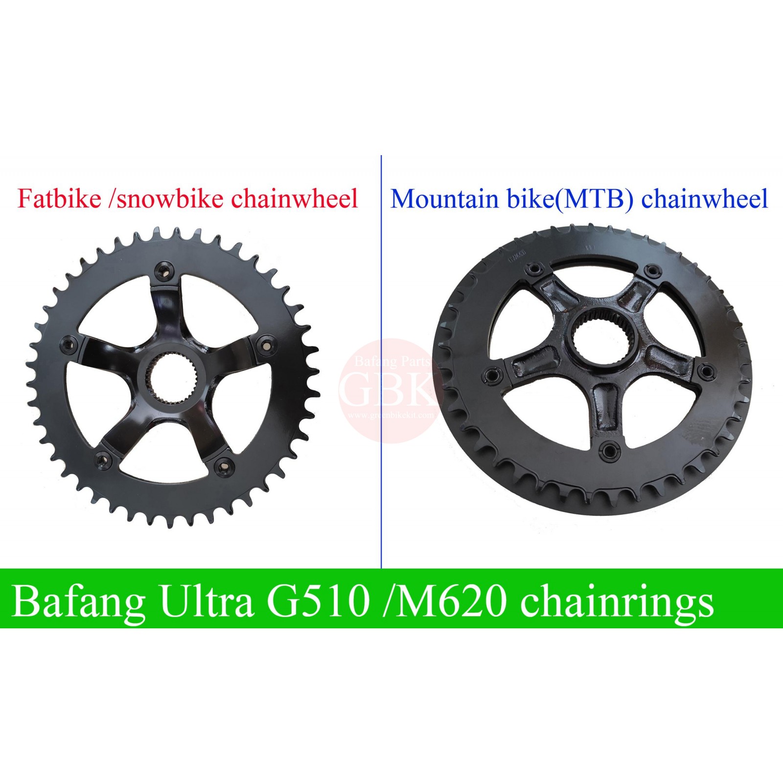 thumbnail image 2 of Chainring 32T Bafang Bbs01 Bbs02 Bling Ring 2 of 14