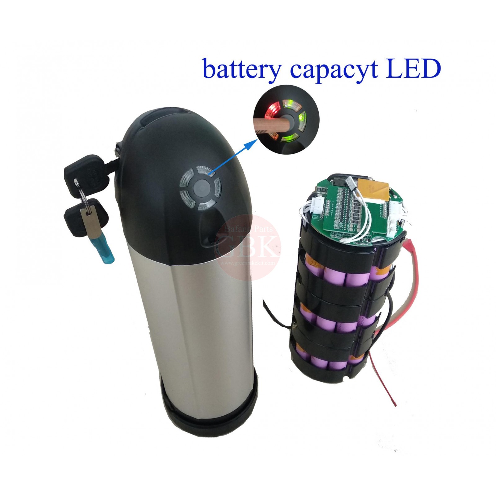 24V11.6AH Liion bottle battery/dolphin battery for electric bicycle