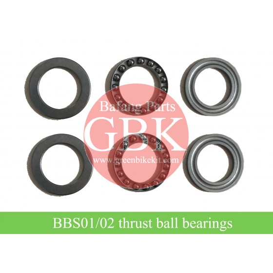 8FUN-Bafang-bbs01-bbs02-kit-lock-nut-thrust-ball-bearing-washers-for-repair