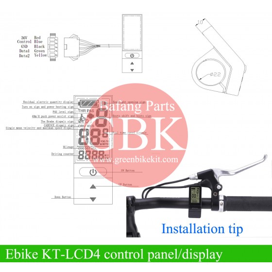 Kunteng-KT-compact-LCD4-control-panel-display-meter