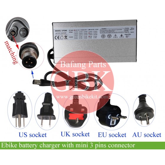 36v-48v-52v-Reention-ebike-battery-charger-with-3-pin-mini-xlr-connector