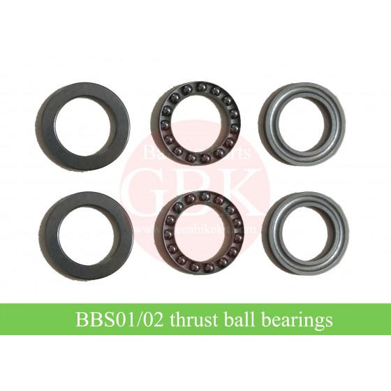 8FUN-Bafang-bbs01-bbs02-kit-lock-nut-thrust-ball-bearing-washers-for-repair