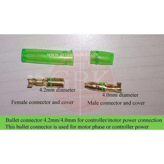 ebike-motor-phase-connector-brushless-controller-power-plug-bullet-connector-with-cover