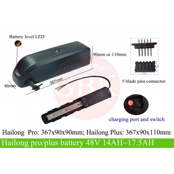 Hailong-battery-pro-plus-48V-14AH-17AH