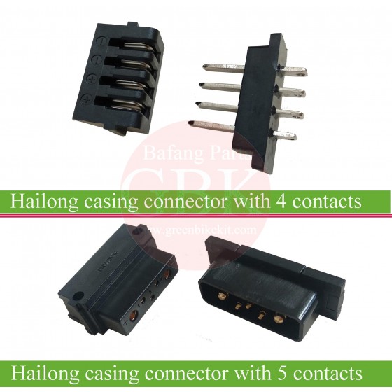 Hailong-casing-battery-discharging-connector-4-pins-5-pins