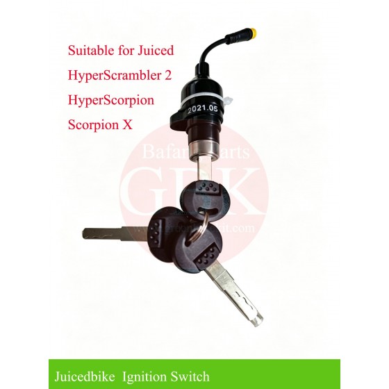 Juicedbike Ignition switch for HyperScrambler 2/ HyperScorpion /Scorpion X