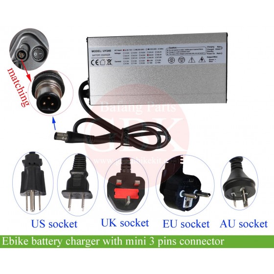 36v-48v-52v-Reention-ebike-battery-charger-with-3-pin-mini-xlr-connector