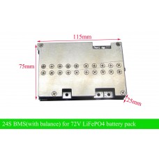 72V BMS/24S PCM for LiFePO4 battery pack with 30a/50A large current