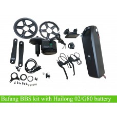 Bafang BBS 36V kit with Hailong battery(Hailong 02) 