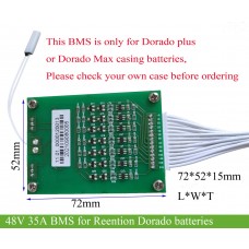 48V 35A BMS with small size for Reention Dorado batteries(suitable for 1000W-1800W motors)