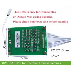 48V 35A BMS with small size for Reention Dorado batteries(suitable for 1000W-1800W motors)