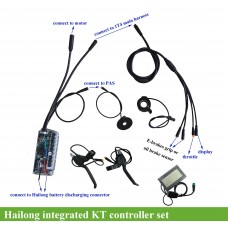 48V 500W Hailong integrated Sine Wave controller set with KT LCD displays