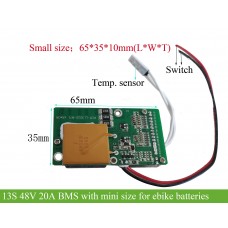 48V 13S 20A battery bms with mini size for Jumbo shark/hailong/tigershark/Dorado batteries