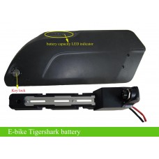 52V li-ion e-bike tigershark frame battery with 5V USB output(DS-6 casing)