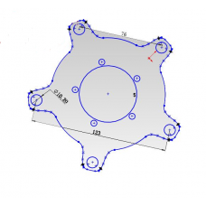 Bafang bbs kits chainring spider BCD130