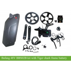 48V Bafang BBS02B kit with 48V tiger shark battery(DS-6) with 5V USB output