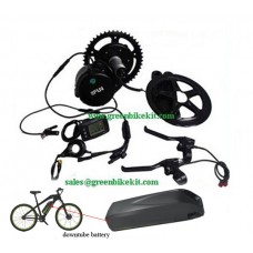 Bafang BBS 36V kit with Hailong G70 downtube battery 36V10AH~20Ah