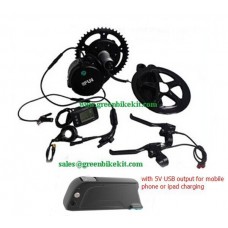 Bafang BBS01B 36V kit with 36V Atlas frame battery with 5V USB output(DA-5C)