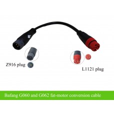 Bafang G060 G062 fat motor cable adapter Z916 male to L1121 female