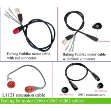Bafang G060 G062 G063 1000W/ 750W  Fat motor cable/extension cord