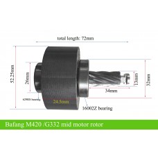 Bafang M420 G332 Mid motor rotor