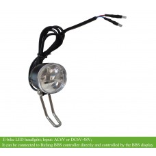 Wuxing LED e-bike headlight(DC6V-60V) / horn /taillight with two in one switch