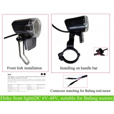 Bafang motor front light