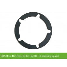 BBS01/BBS02 chainring spacer(1mm thick alloy spacer)