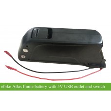 48V ebike Atlas frame battery with 5V USB output(DA-5C casing)