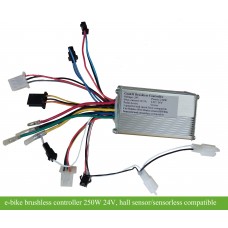 24Volts 250watts 6mosfets e-bike controller(CON611) for bldc hub motors