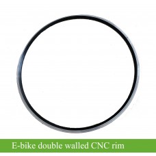 Double walled aluminum alloy rim, CNC side