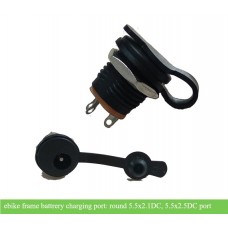 e-bike donwtube battery connector with cable 5.5*2.5DC/5.5x2.1DC connector