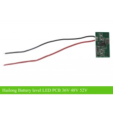 Ebike Hailong battery level LED PCB 36V 48V 52V