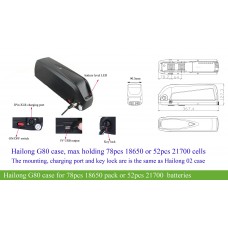 Battery case Hailong 02 or Hailong G80 for diy ebike downtube battery with 5V USB output(Hailong 02)