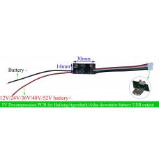 5V DC converter/built in module for Hailong/tigershark/Atlas downtube battery USB output