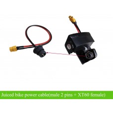 Juicedbike battery connector with cable for replacement