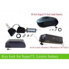 Ebike battery key lock for Super73 or Lectric battery