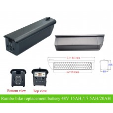 Rambo bike battery 48V15AH/ 17.5AH/ 20AH replacement battery