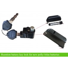 Reention ebike Atlas frame battery or Jumbo shark/New polly battery key lock/key set
