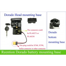 Reention Dorado battery mounting base with key lock