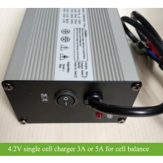 4.2V5A / 4.2V3A /3.65V3A /3.65V5A Single cell charger for battery repair/balancing