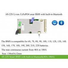 Smart BMS 10S 11S 12S 13S 14S 15S 16S 17S 18S 19S 20S 21S 22S batteries from 20A to120A 