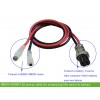Controller power cable for ebike battery or controller